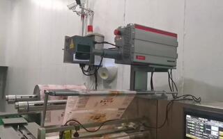 Installation video of fiber optic film pillow packaging machine